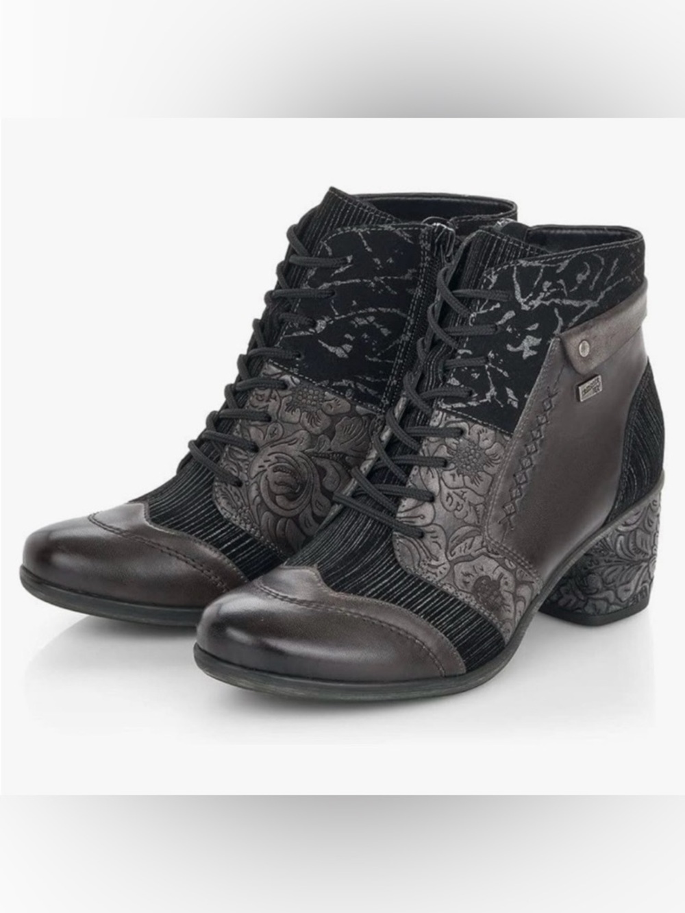 Remonte Women's Classic Boots Ankle in Vapor Black Bronze 45